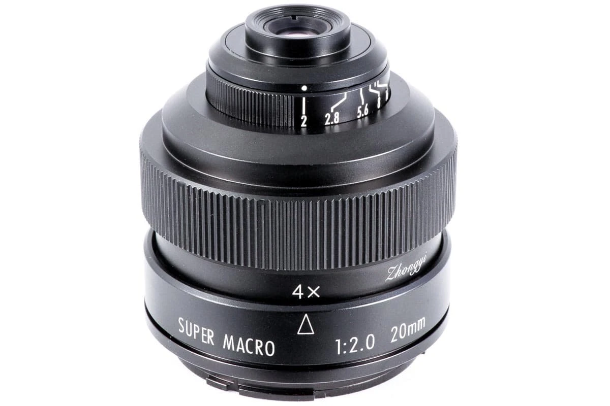 Mitakon 20 mm f/2.0 4.5x Super Macro view 3