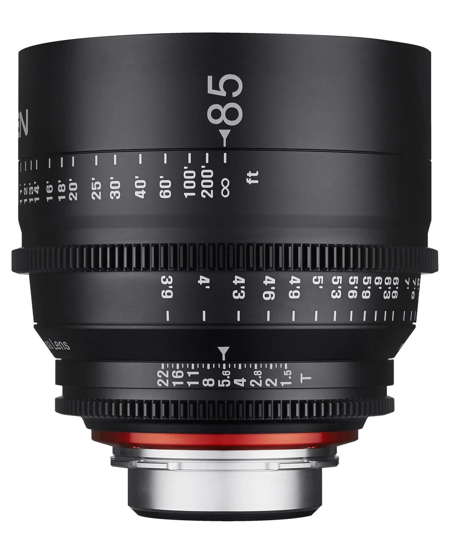 Samyang Xeen 85 mm T1.5 view 2