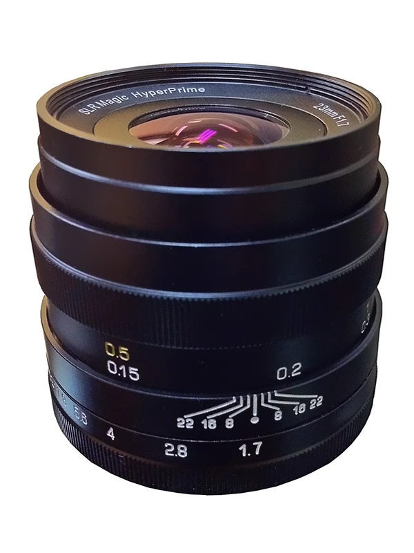 SLR Magic HyperPrime 23 mm f/1.7 view 2